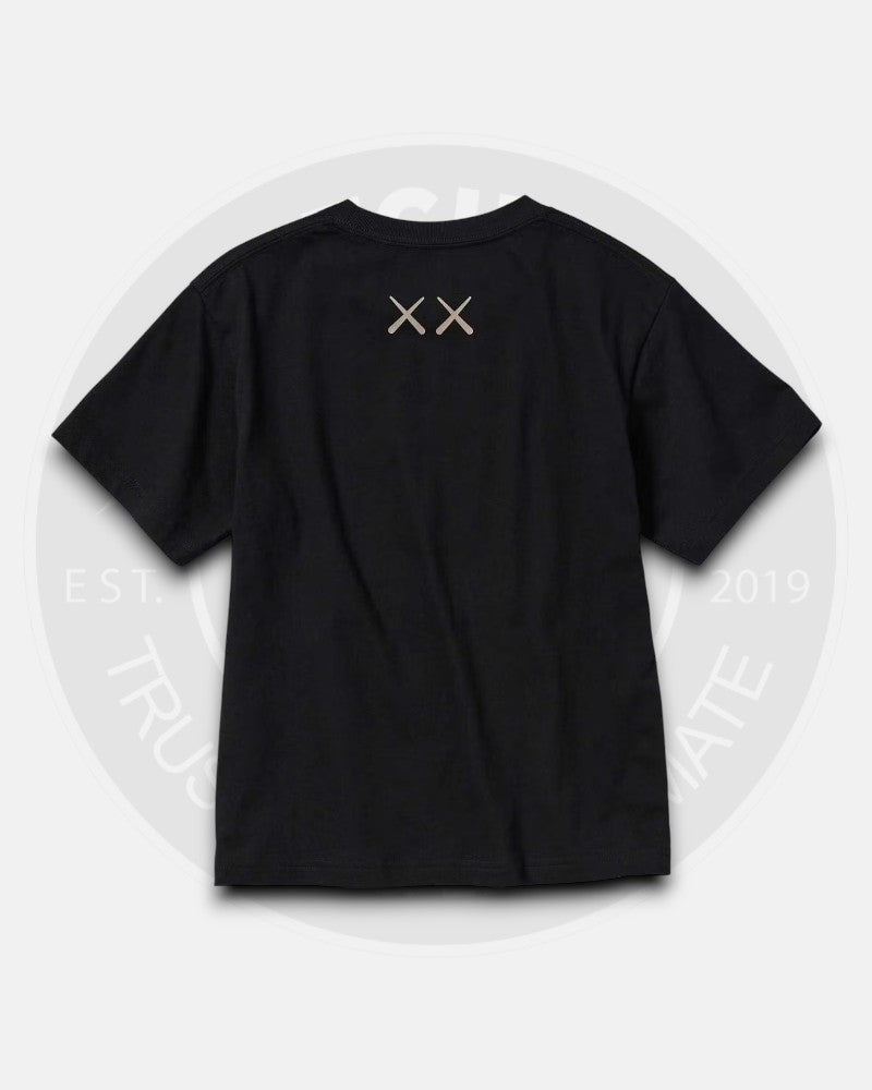Kaws x Uniqlo Black T-Shirt
