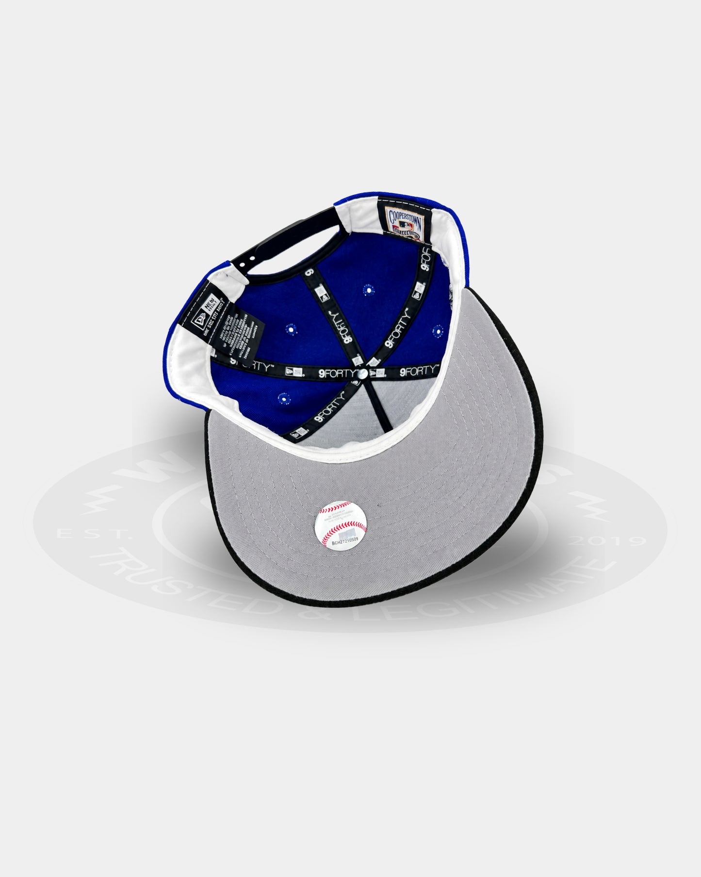 Atlanta Braves Royal Depth 9FORTY A Frame Snapback Hat