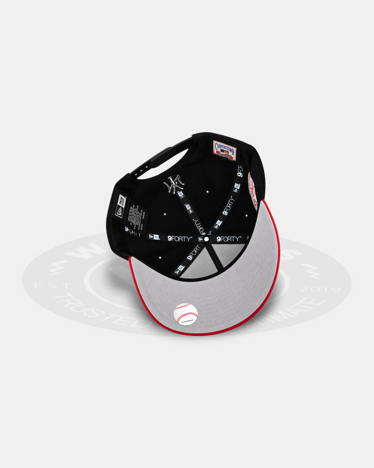 New Era New York Yankees Butterfly Garden Black Red 9Forty A Frame Snapback Hat