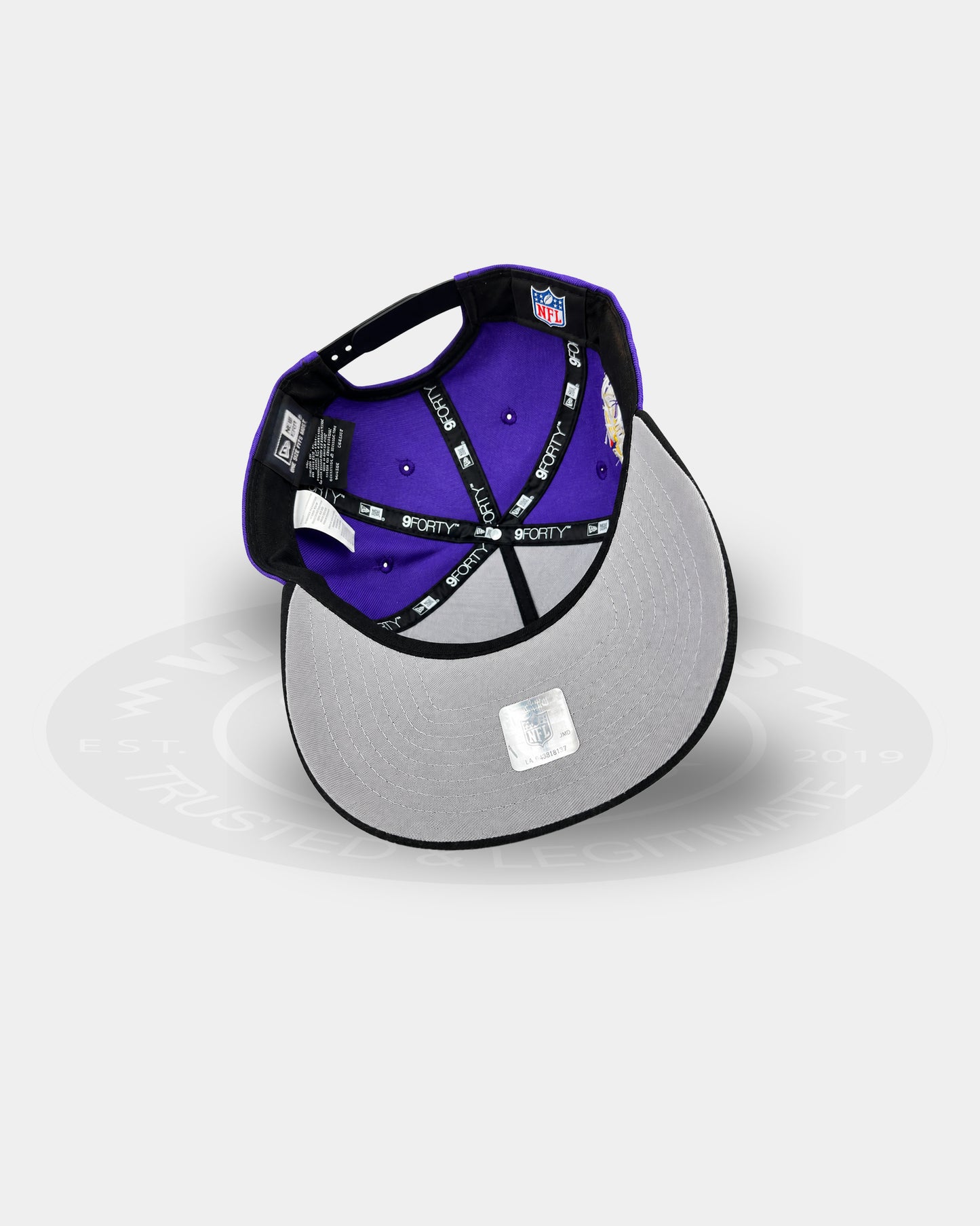 Baltimore Ravens Purple Crest 9FORTY A-Frame Snapback Hat