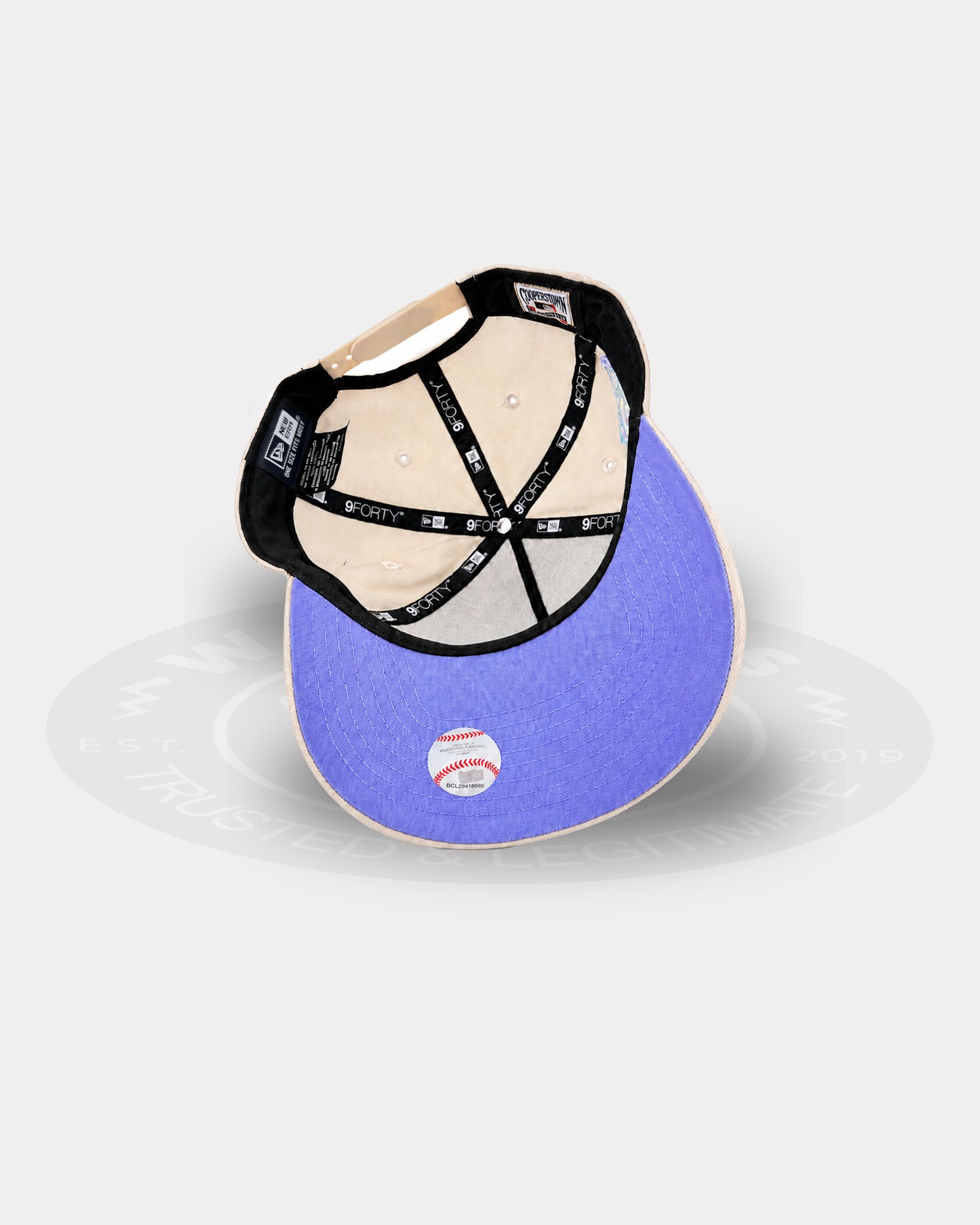 Texas Rangers Pastel Purple 9FORTY A Frame Snapback Hat