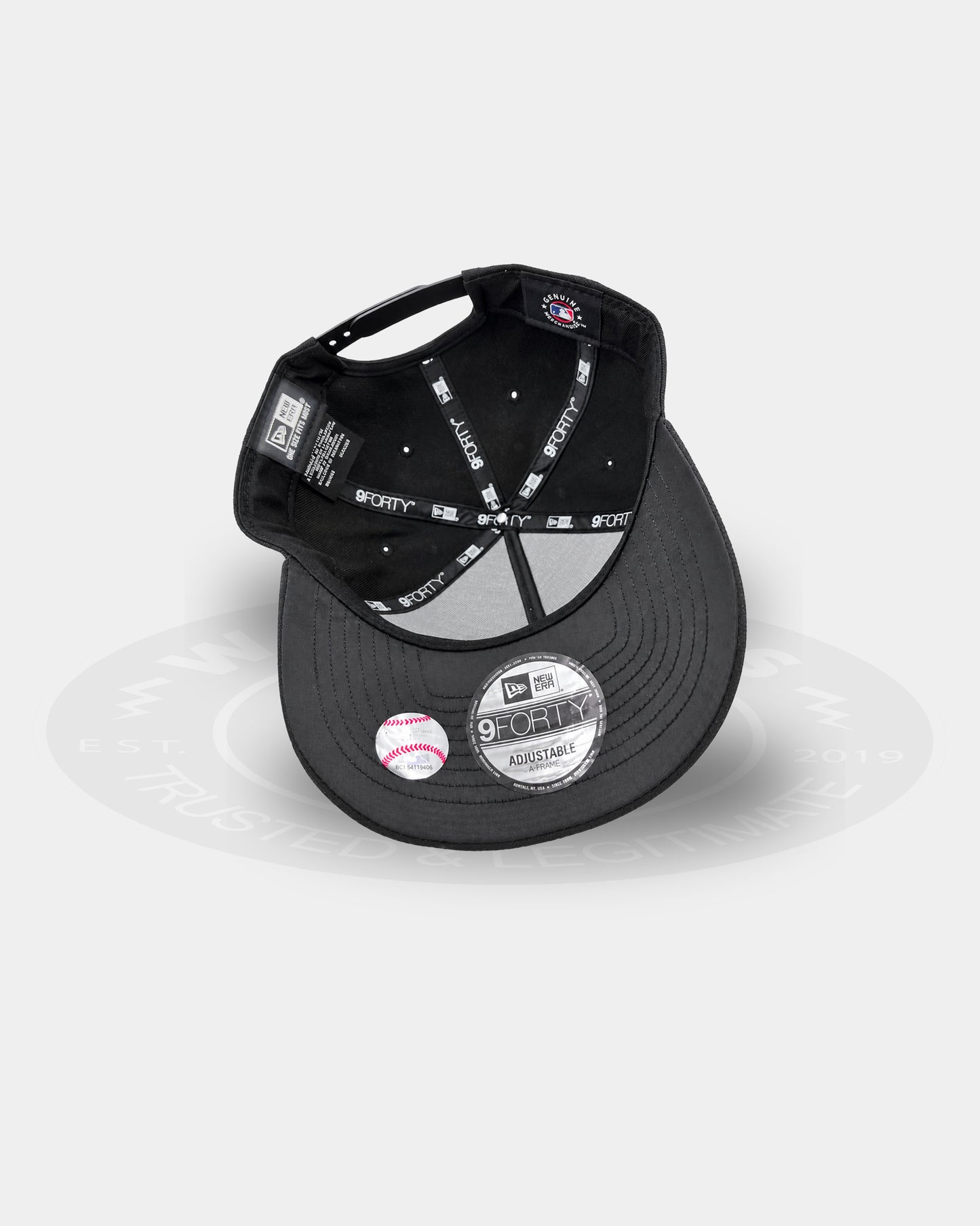 Los Angeles Dodgers Midnight Gemline 9FORTY A Frame Snapback Hat