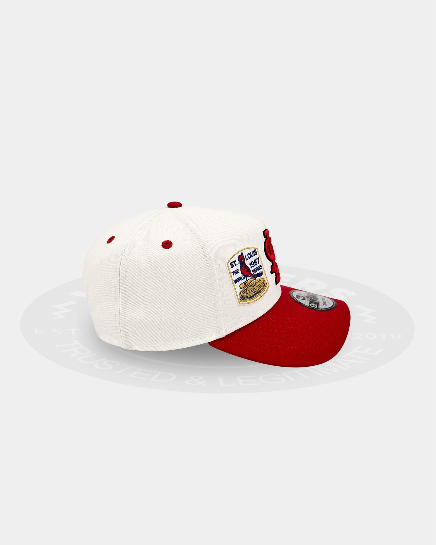 St Louis Cardinals Championship Mark 9FORTY A Frame Snapback Hat