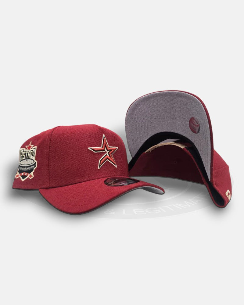 Houston Astros 1986 Astrodome Red 9Forty A-Frame Snapback Hat