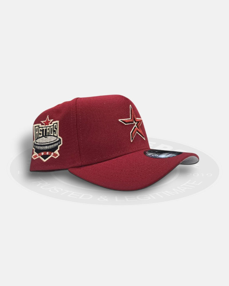 Houston Astros 1986 Astrodome Red 9Forty A-Frame Snapback Hat