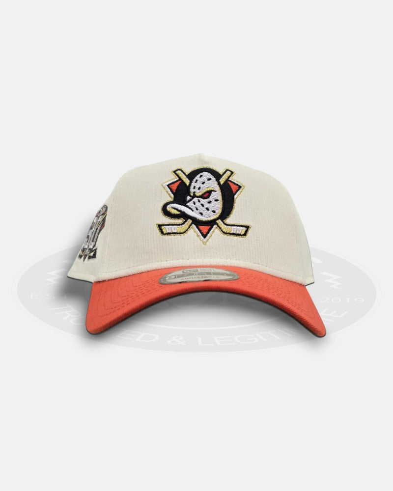 Anaheim Mighty Ducks Est. 1993 30th Anniversary Corduroy 9Forty A-Frame Snapback Hat