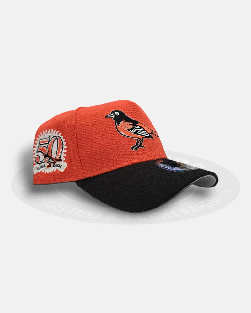 Baltimore Orioles 50th Anniversary Original Color Orange Black 9Forty A-Frame Snapback Hat