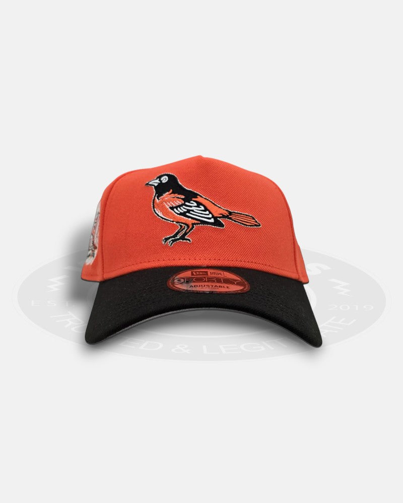 Baltimore Orioles 50th Anniversary Original Color Orange Black 9Forty A-Frame Snapback Hat