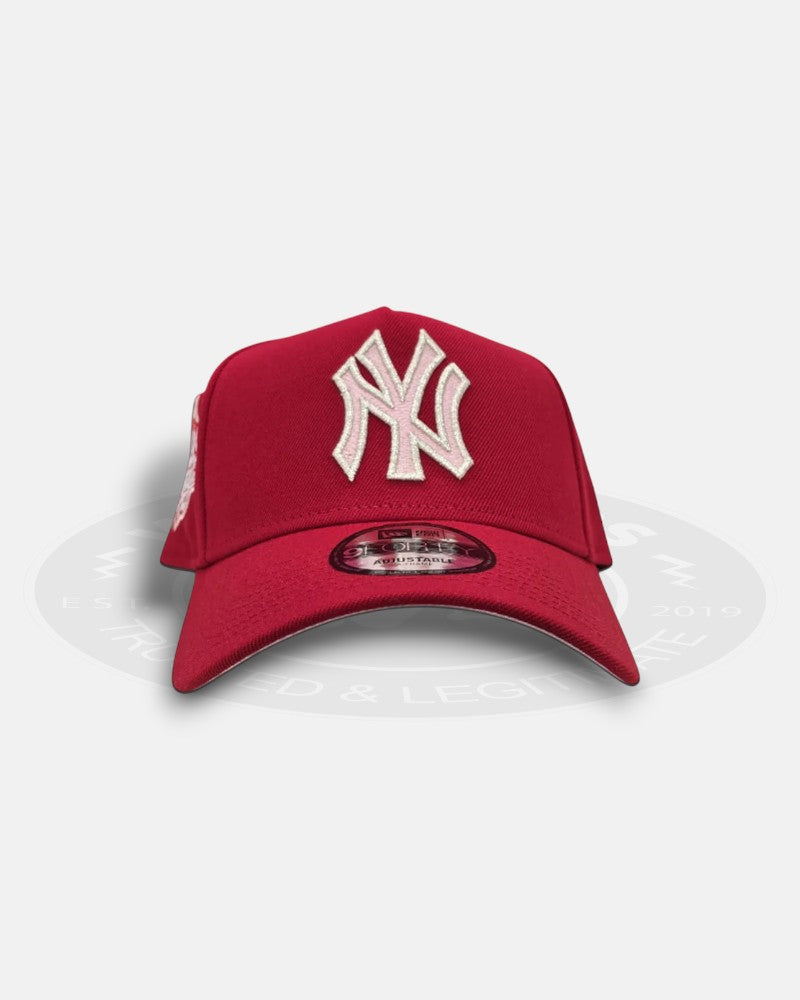New York Yankees 1999 World Series Red Valentine 9Forty A-Frame Snapback Hat