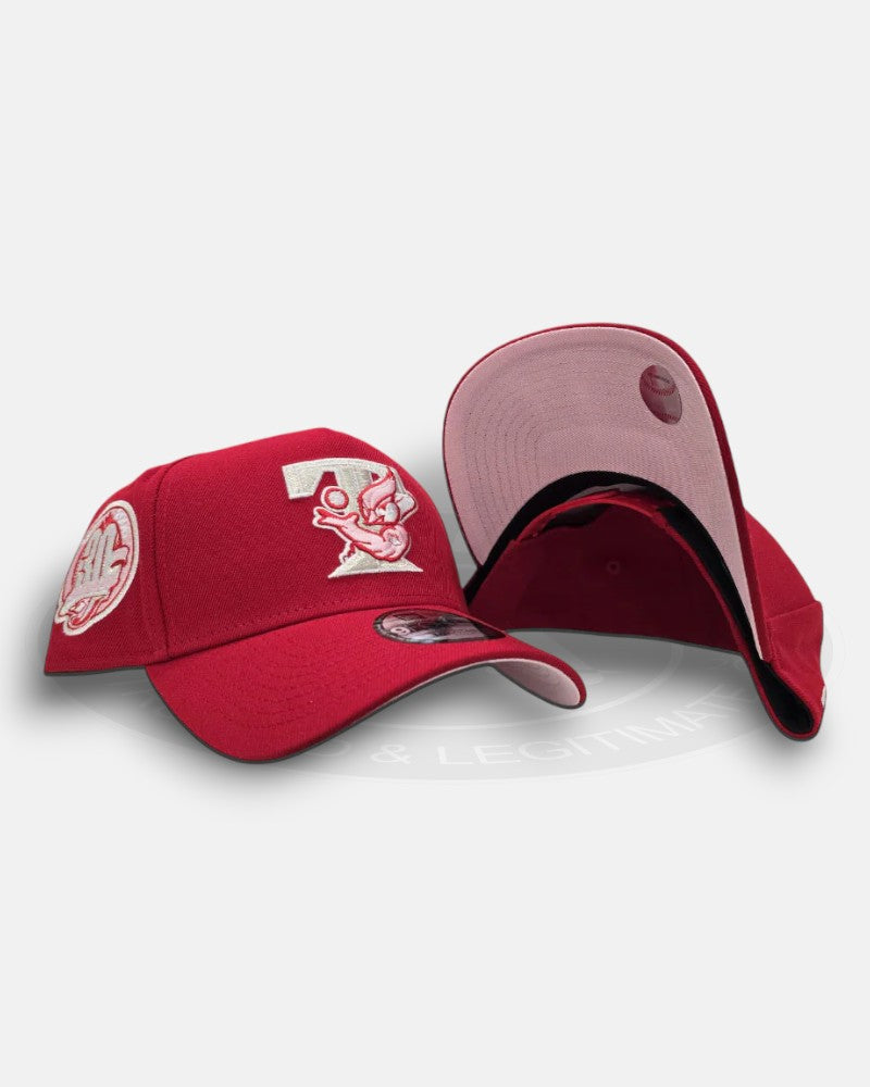 Toronto Blue Jays 30th Season Red Valentine 9Forty A-Frame Snapback Hat