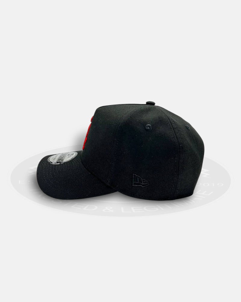 Chicago White Sox Comiskey Park Chrome Black 9forty A-frame Snapback Hat