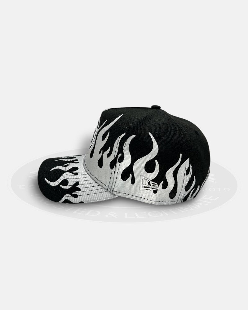 Chicago Cubs Silver Flame A-Frame 9Forty Snapback Hat