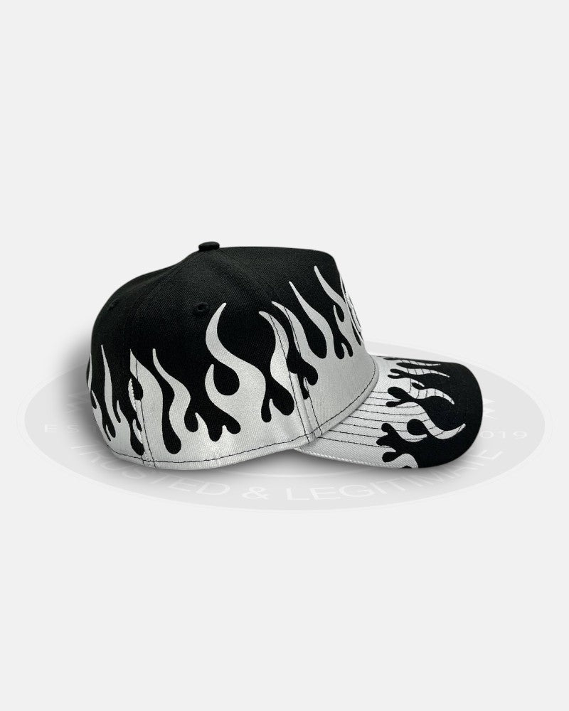 Chicago Cubs Silver Flame A-Frame 9Forty Snapback Hat