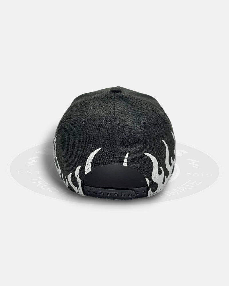 Chicago Cubs Silver Flame A-Frame 9Forty Snapback Hat