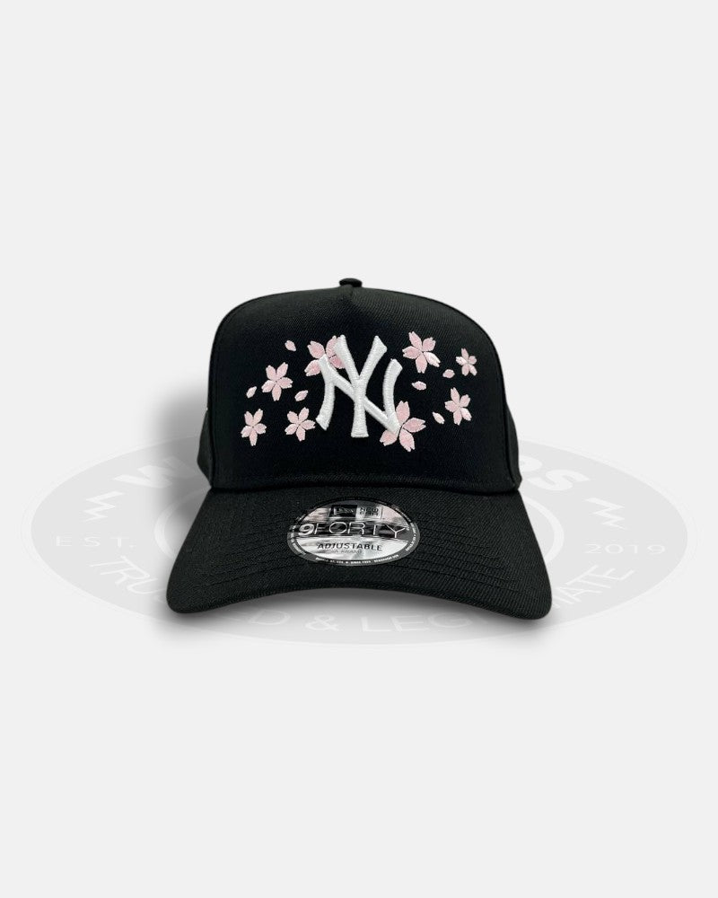 New York Yankees Sakura Tokyo Series 2000 World Series Forty A-Frame Snapback Hat