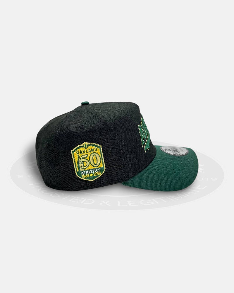Oakland Athletics Tail Sweep 1968-2018 50 Years 9Forty A-Frame Snapback Hat
