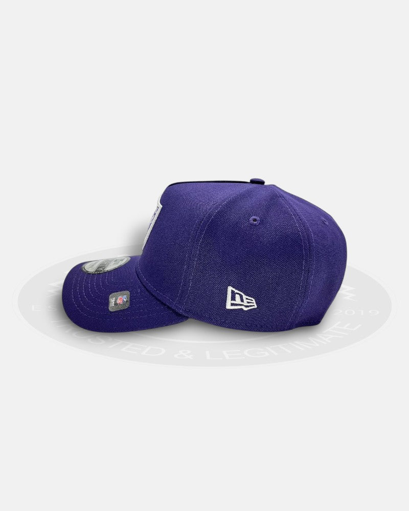 Las Vegas Raiders 1960-2009 Commitment to Excellence Purple 9Forty A-Frame Snapback Hat