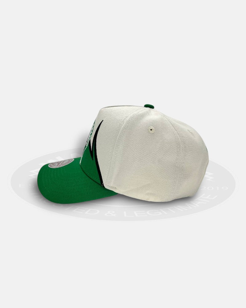 Boston Celtics Shark Tooth Pro Pinch Fit Snapback Hat