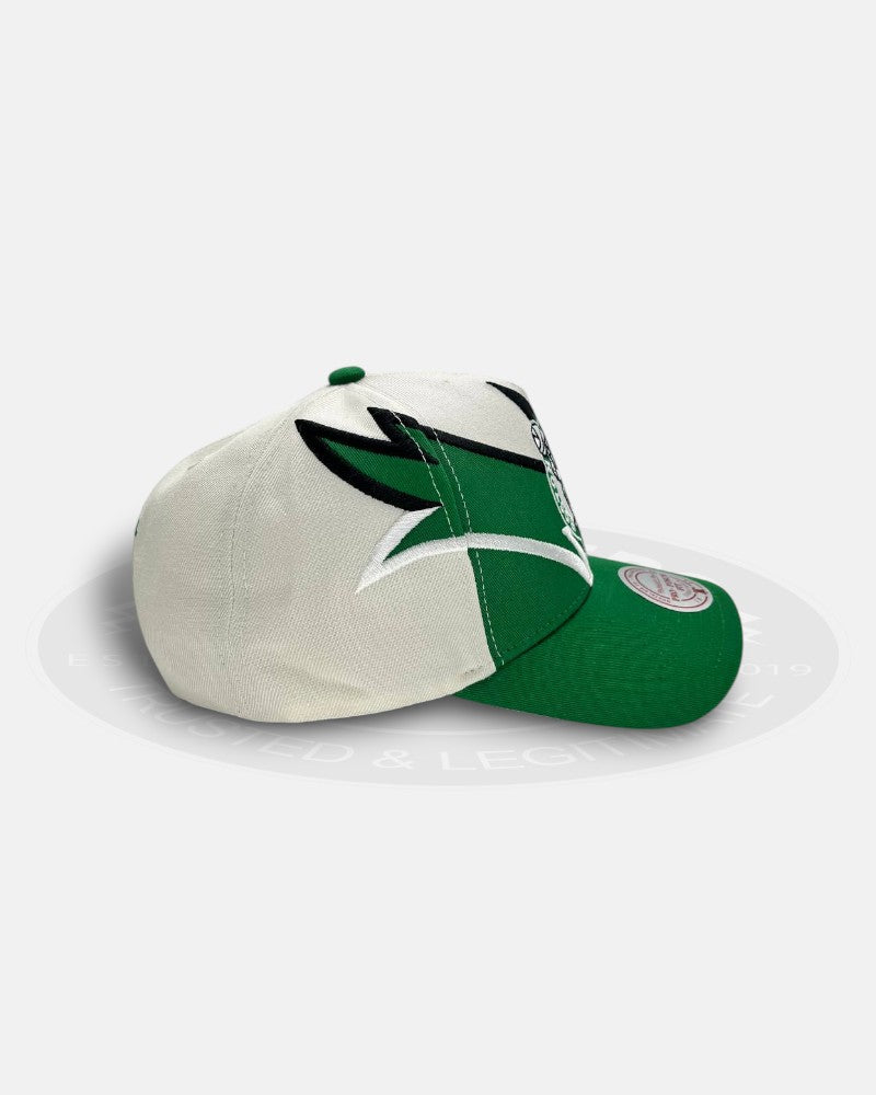 Boston Celtics Shark Tooth Pro Pinch Fit Snapback Hat