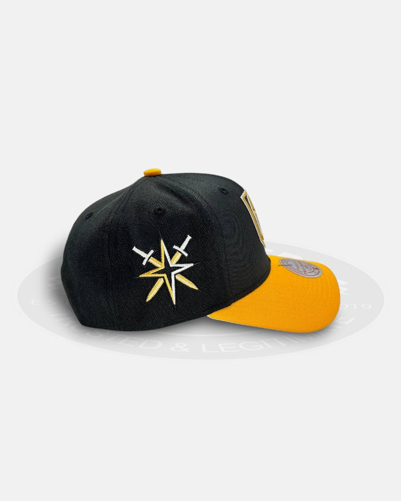 Las Vegas Golden Knights Logo Two Tone Pro Crown Fit Snapback Hat