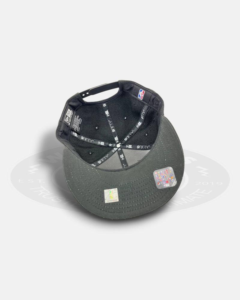 Miami Heat City Alt Black 9FIFTY Pre-Curved Snapback Hat