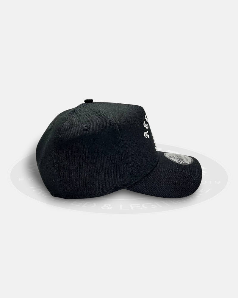 Atlanta Braves 'Blackletter Arch' 9FORTY A-Frame Snapback Hat