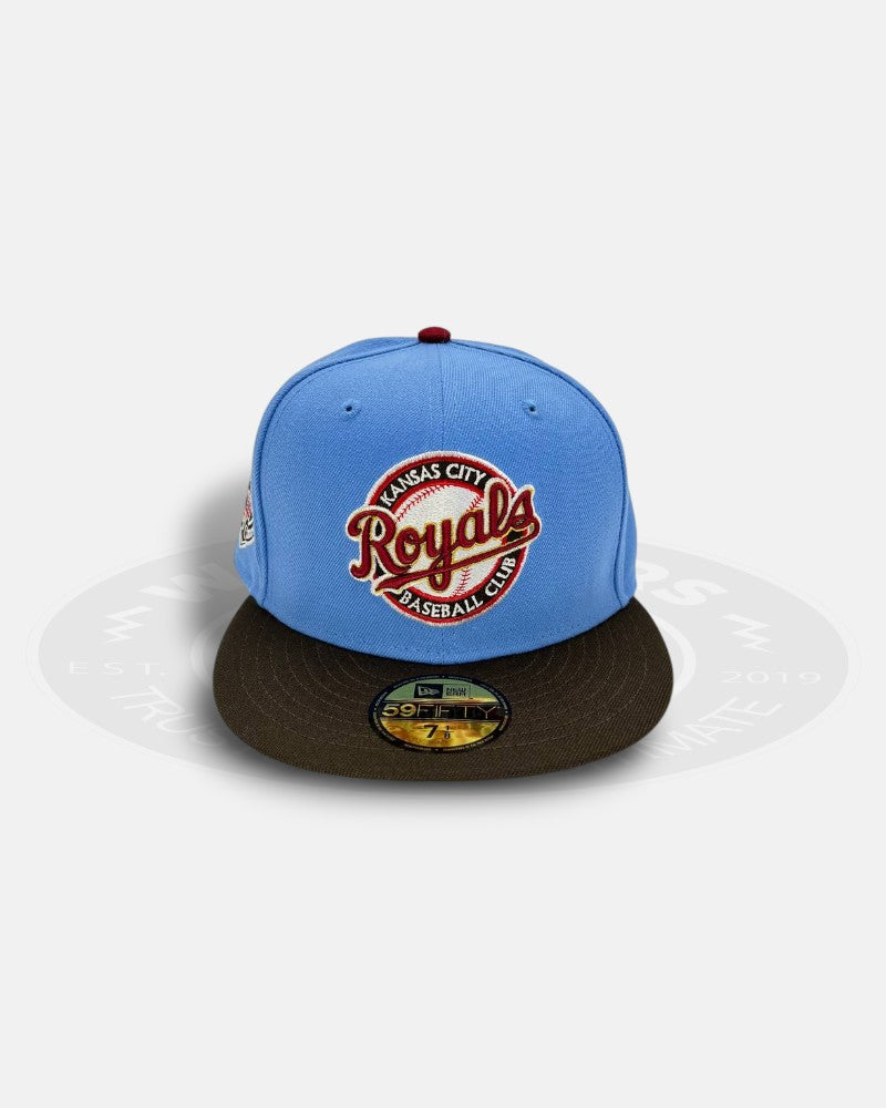 Kansas City Royals 40th Anniversary Throwback Two-Tone 59FIFTY Fitted Hat