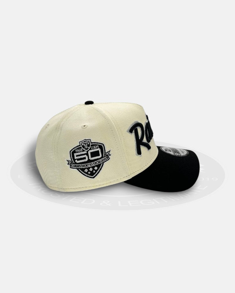 Las Vegas Raiders 1960-2009 Commitment to Excellence Two Tone 9Forty A-Frame Snapback Hat
