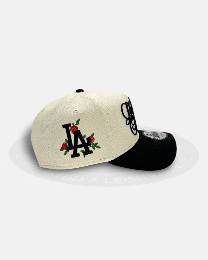 Los Angeles Dodgers Cursive Script Two Tone 9Forty A-Frame Snapback Hat
