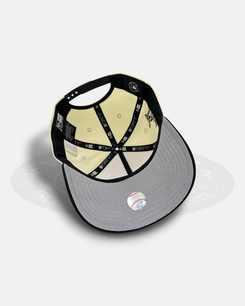 Los Angeles Dodgers Cursive Script Two Tone 9Forty A-Frame Snapback Hat