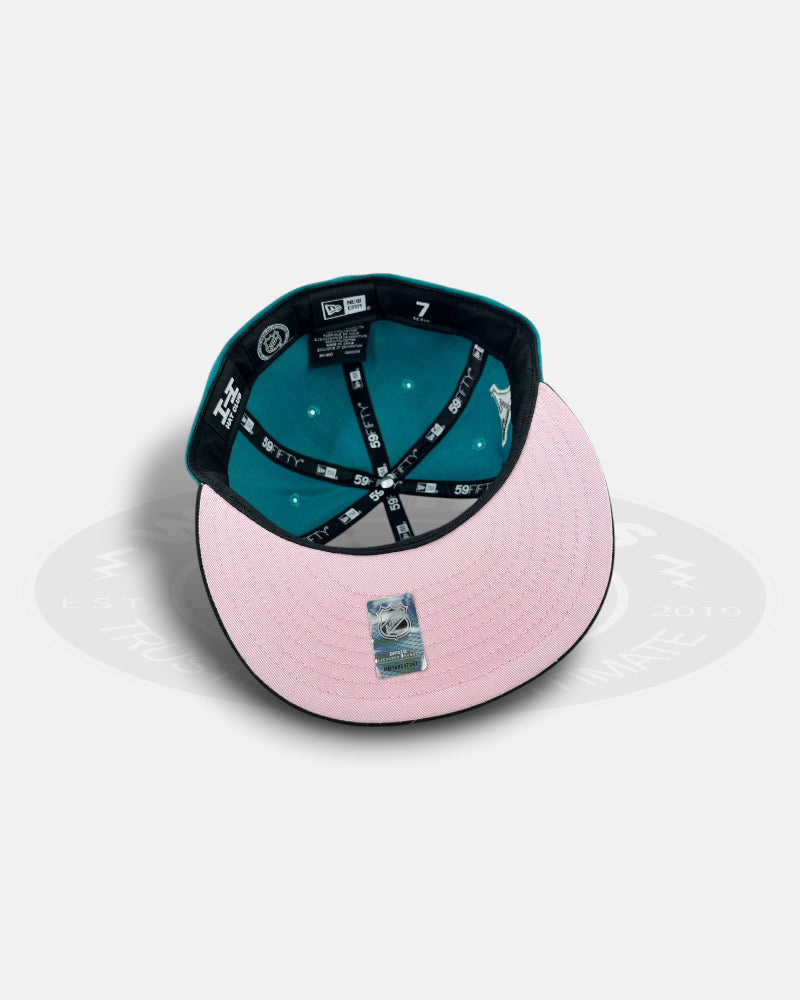 San Jose Sharks Teal Circuit 59FIFTY Fitted Hat