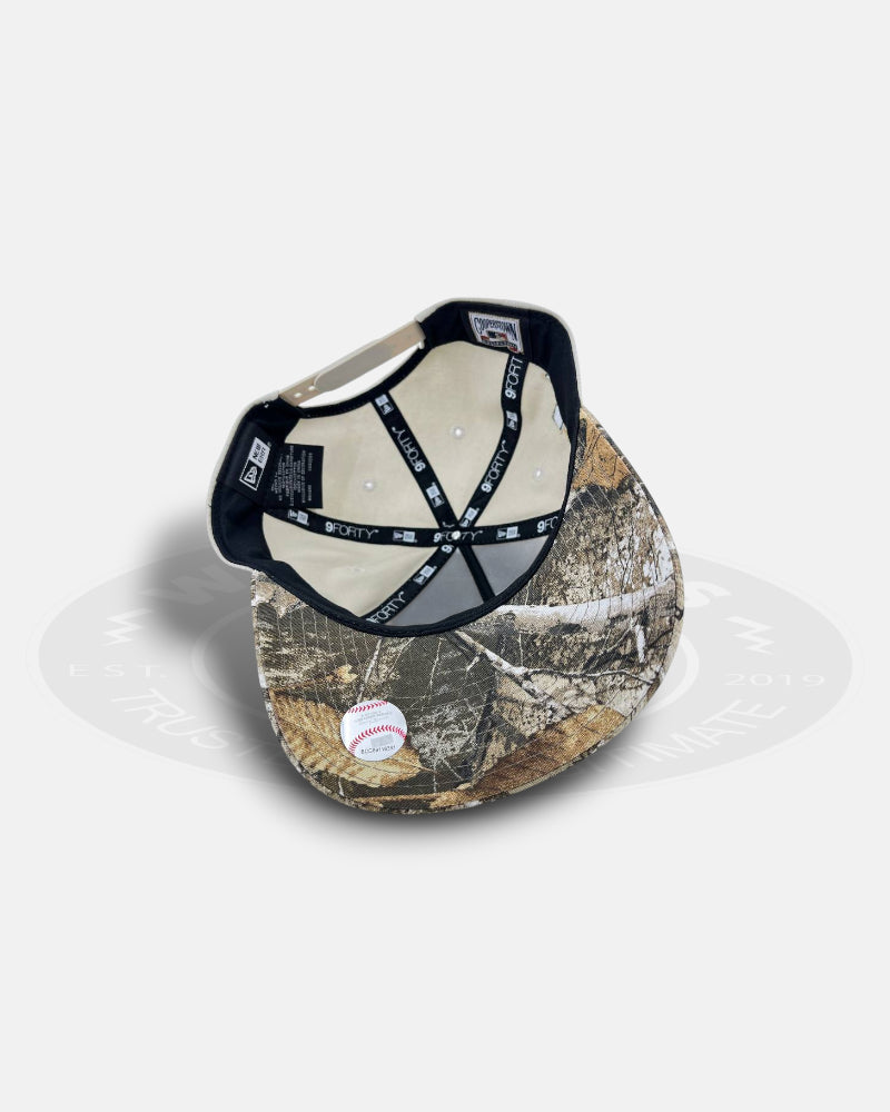 Texas Rangers Realtree Drift 9FORTY A-Frame Snapback Hat