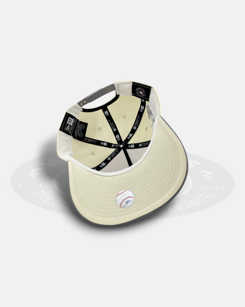 Atlanta Braves Chrome Essence 9FORTY A-Frame Snapback Hat