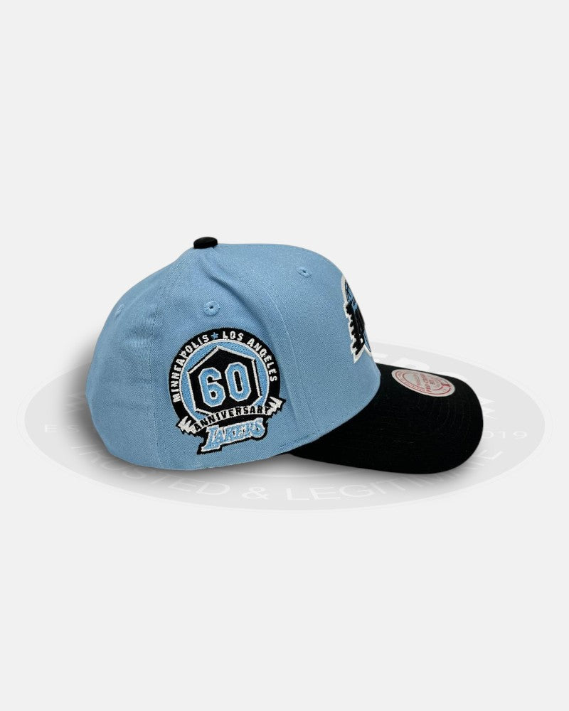 Los Angeles Lakers 60th Anniversary Pro Crown Snapback Hat