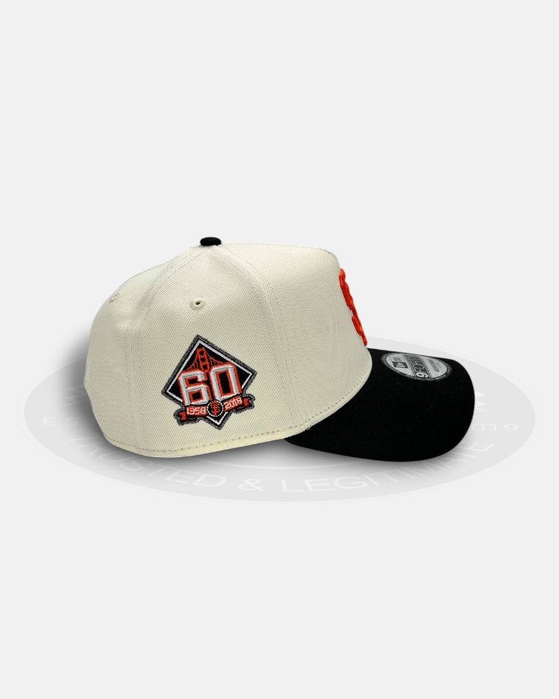 San Francisco Giants 1958-2018 60th Year 9Forty A-Frame Snapback Hat