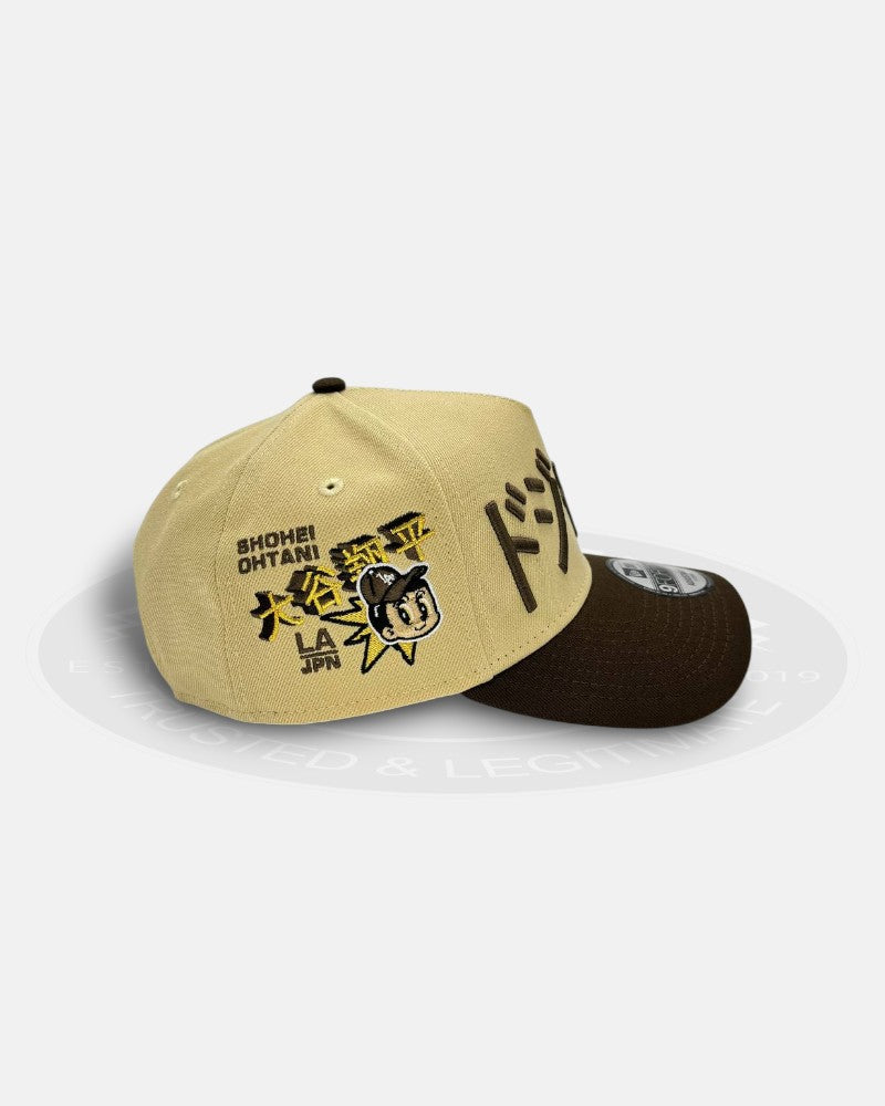 Los Angeles Dodgers Kanji Shohei Othani Two Tone 9Forty A-Frame Snapback Hat