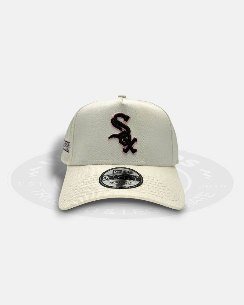 Chicago White Sox World Series Pink Underbrim 9Forty A-Frame Snapback Hat