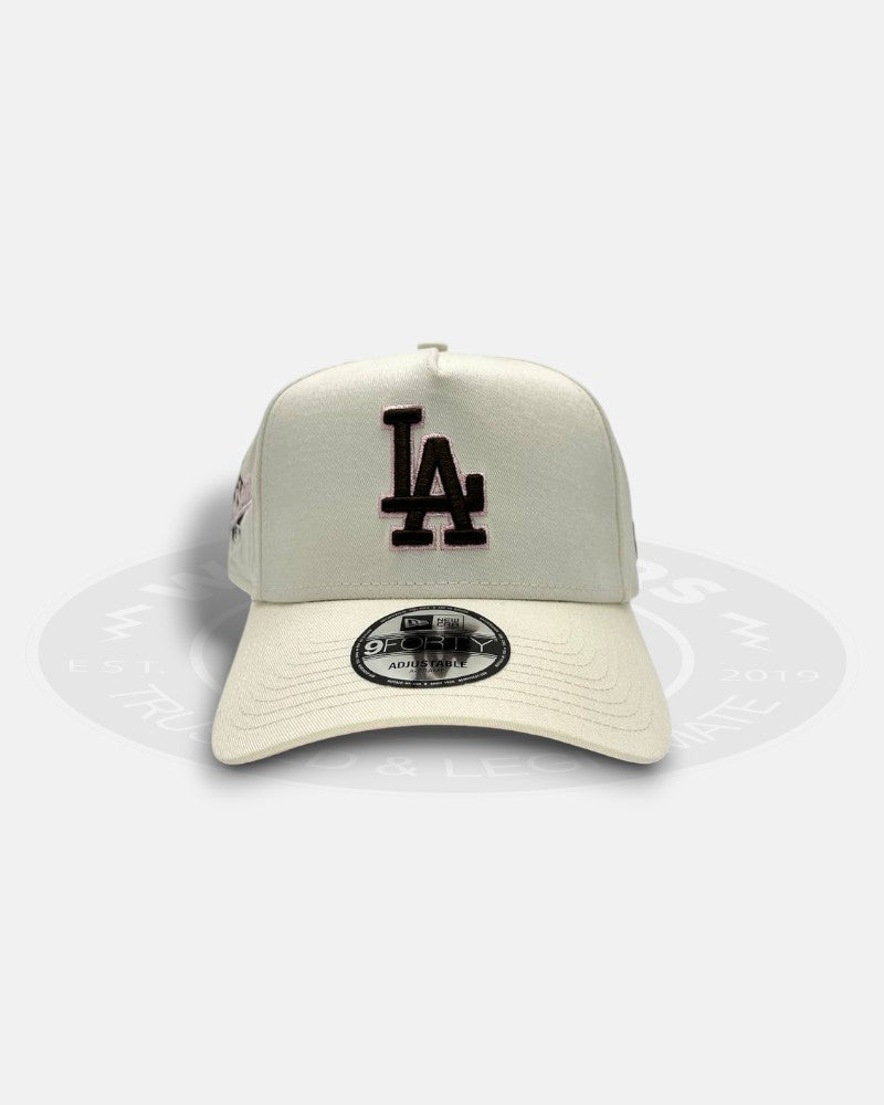 Los Angeles Dodgers 1988 World Series Pink Underbrim 9Forty A-Frame Snapback Hat
