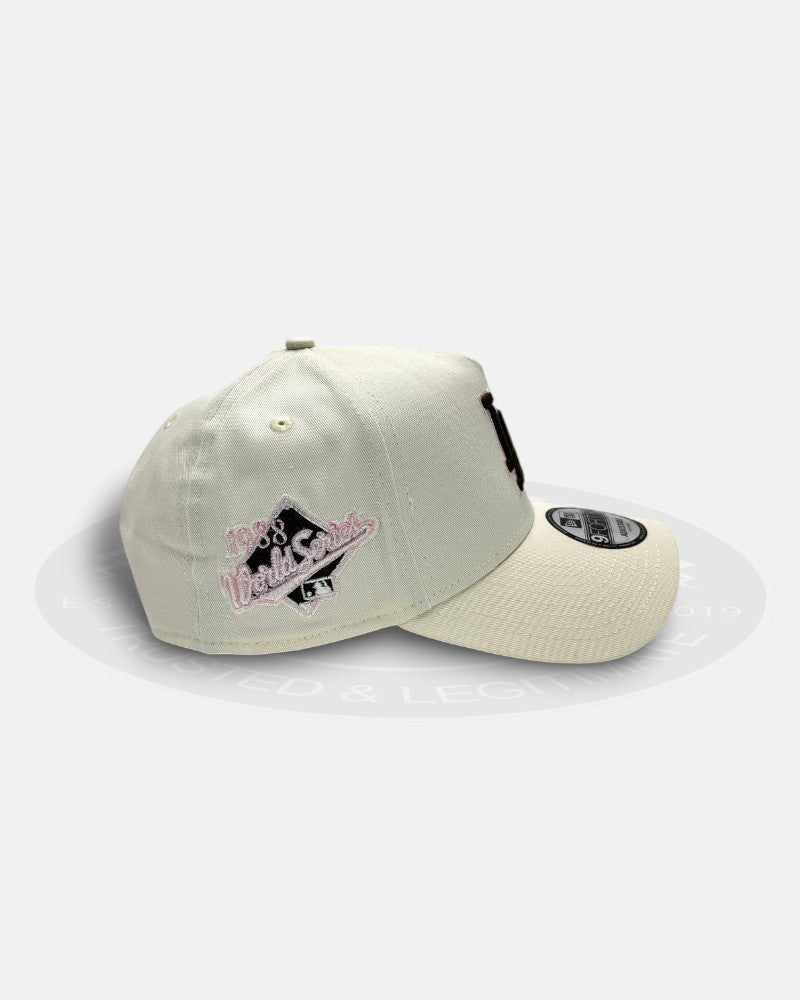 Los Angeles Dodgers 1988 World Series Pink Underbrim 9Forty A-Frame Snapback Hat