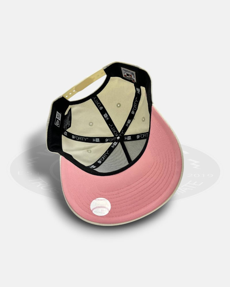 Los Angeles Dodgers 1988 World Series Pink Underbrim 9Forty A-Frame Snapback Hat