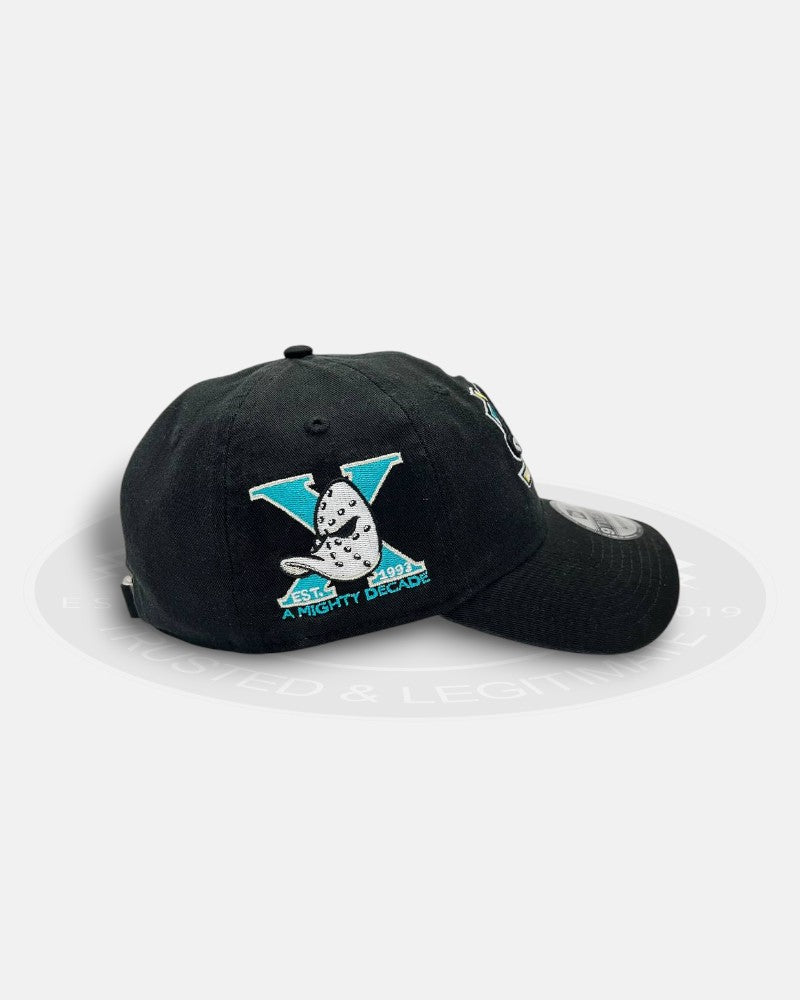 Anaheim Ducks Black Crest Variant 9TWENTY Strapback Hat