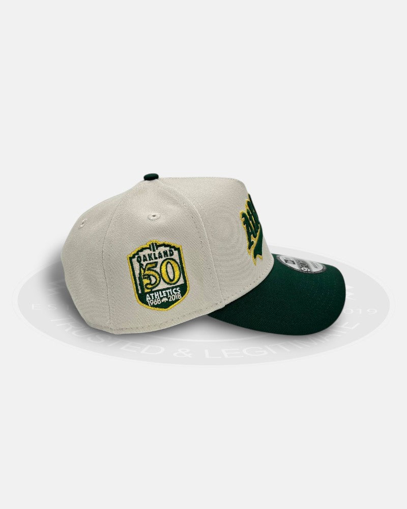 Oakland Athletics 1968-2018 50th Year Tailsweep Two Tone 9Forty A-Frame Snapback Hat