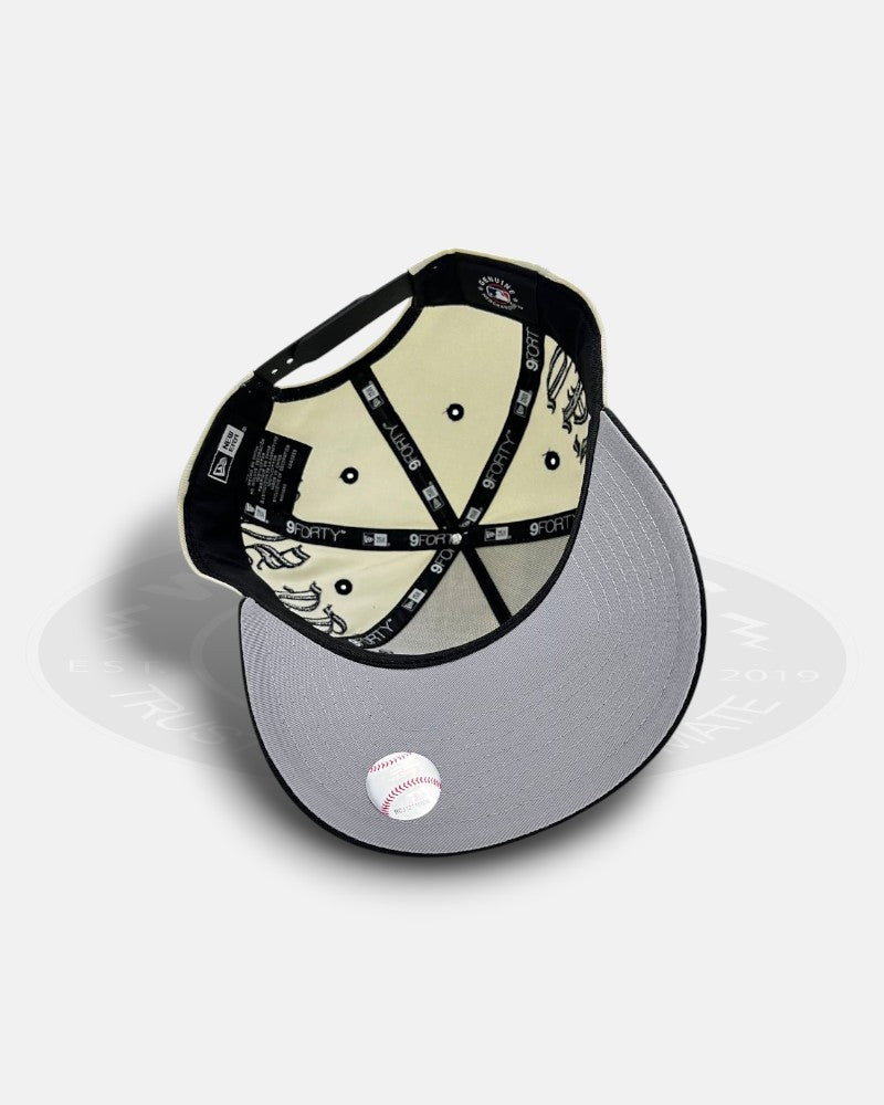 Chicago White Sox Overall Gothic Script Two Tone A-Frame 9Forty Snapback Hat