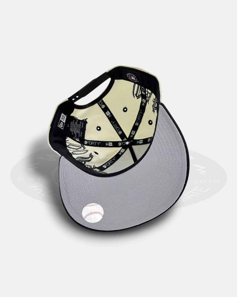 Oakland Athletics Overall Gothic Script Two Tone A-Frame 9Forty Snapback Hat