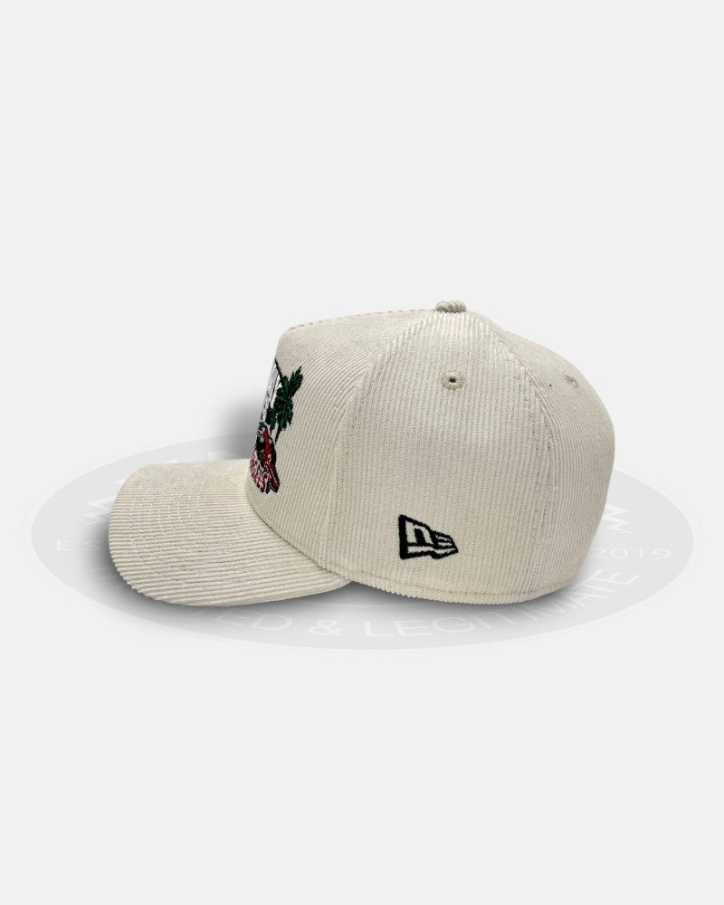 Los Angeles Dodgers vs Los Angeles Angels MLB Freeway Series White Corduroy 9Forty A-Frame Snapback Hat