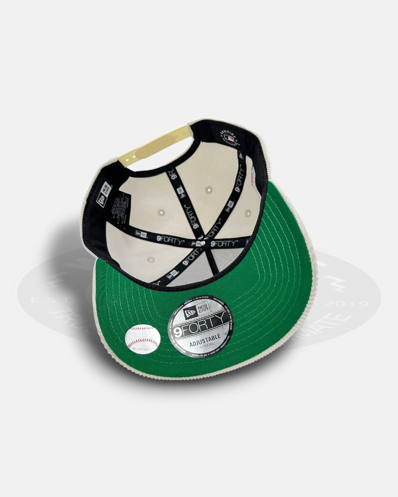 Los Angeles Dodgers vs Los Angeles Angels MLB Freeway Series White Corduroy 9Forty A-Frame Snapback Hat
