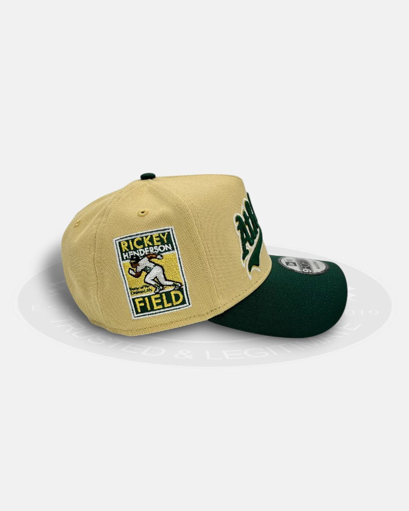 Oakland Athletics Rickey Henderson Field Two Tone 9Forty A-Frame Snapback Hat