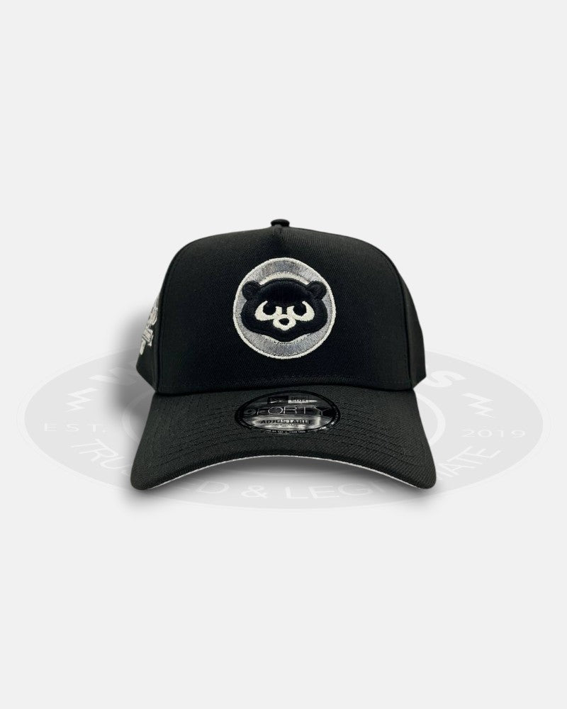 Chicago Cubs 1990 All-Star Silver Liquid Titanium 9FORTY A-Frame Snapback Hat