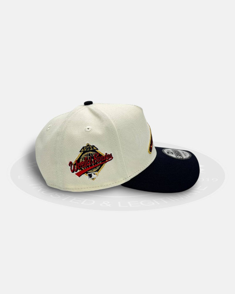 Atlanta Braves Ax Logo 1995 World Series Two Tone 9Forty A-Frame Snapback Hat