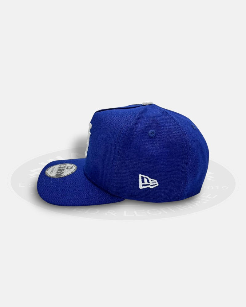 Los Angeles Dodgers Upside Down Chrome Blue 9Fifty A-Frame Snapback Hat